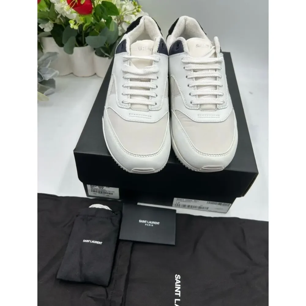 Men's Saint Laurent bump color block suede/leather sneakers size 43 made Italy - Picture 9 of 10